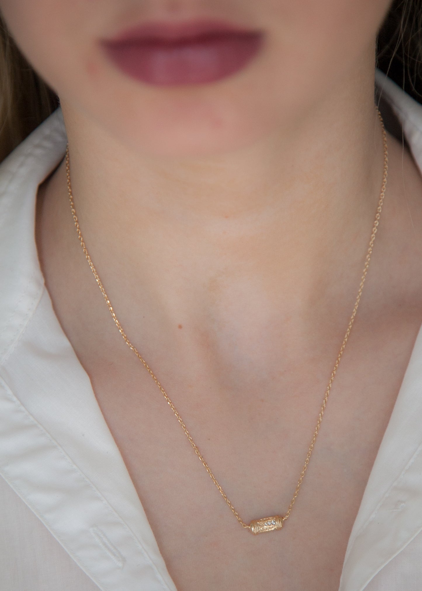 Talisman Kette vergoldet - Glücksbringer