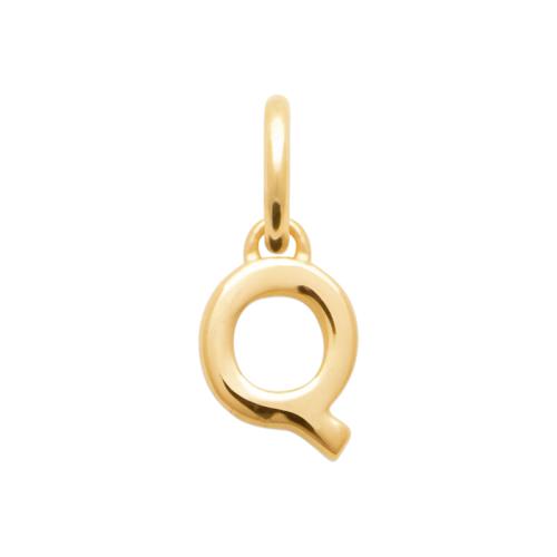 Halskette mit Buchstaben 16 Karat Vergoldet