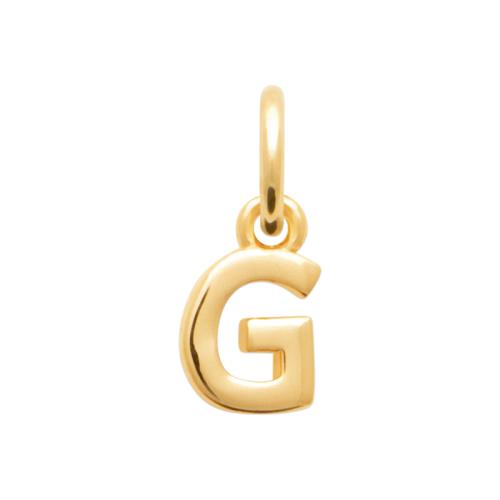 Halskette mit Buchstaben 16 Karat Vergoldet