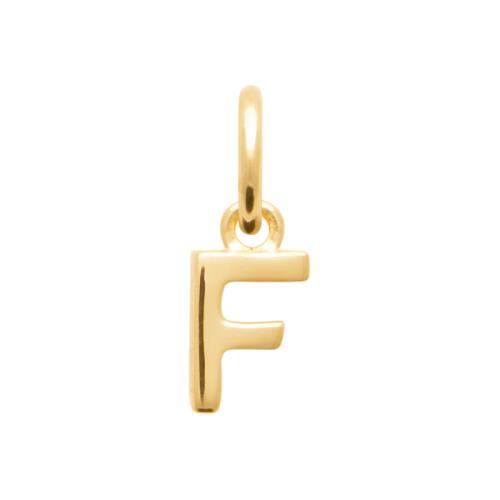 Halskette mit Buchstaben 16 Karat Vergoldet