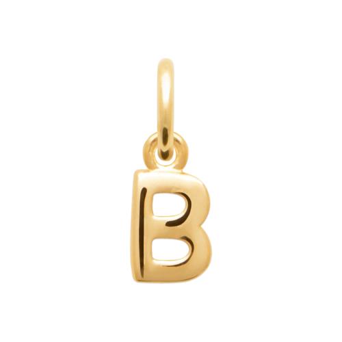 Halskette mit Buchstaben 16 Karat Vergoldet