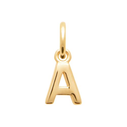 Halskette mit Buchstaben 16 Karat Vergoldet