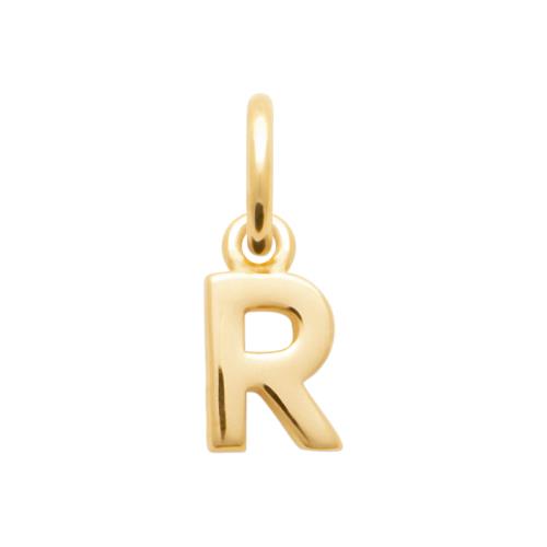 Halskette mit Buchstaben 16 Karat Vergoldet