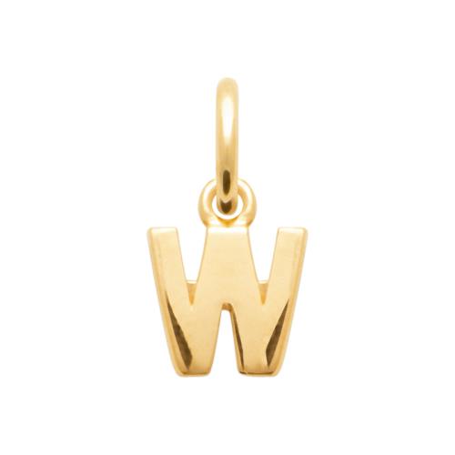 Halskette mit Buchstaben 16 Karat Vergoldet