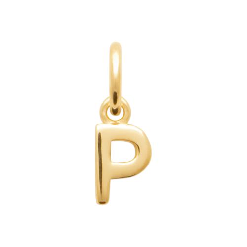 Halskette mit Buchstaben 16 Karat Vergoldet
