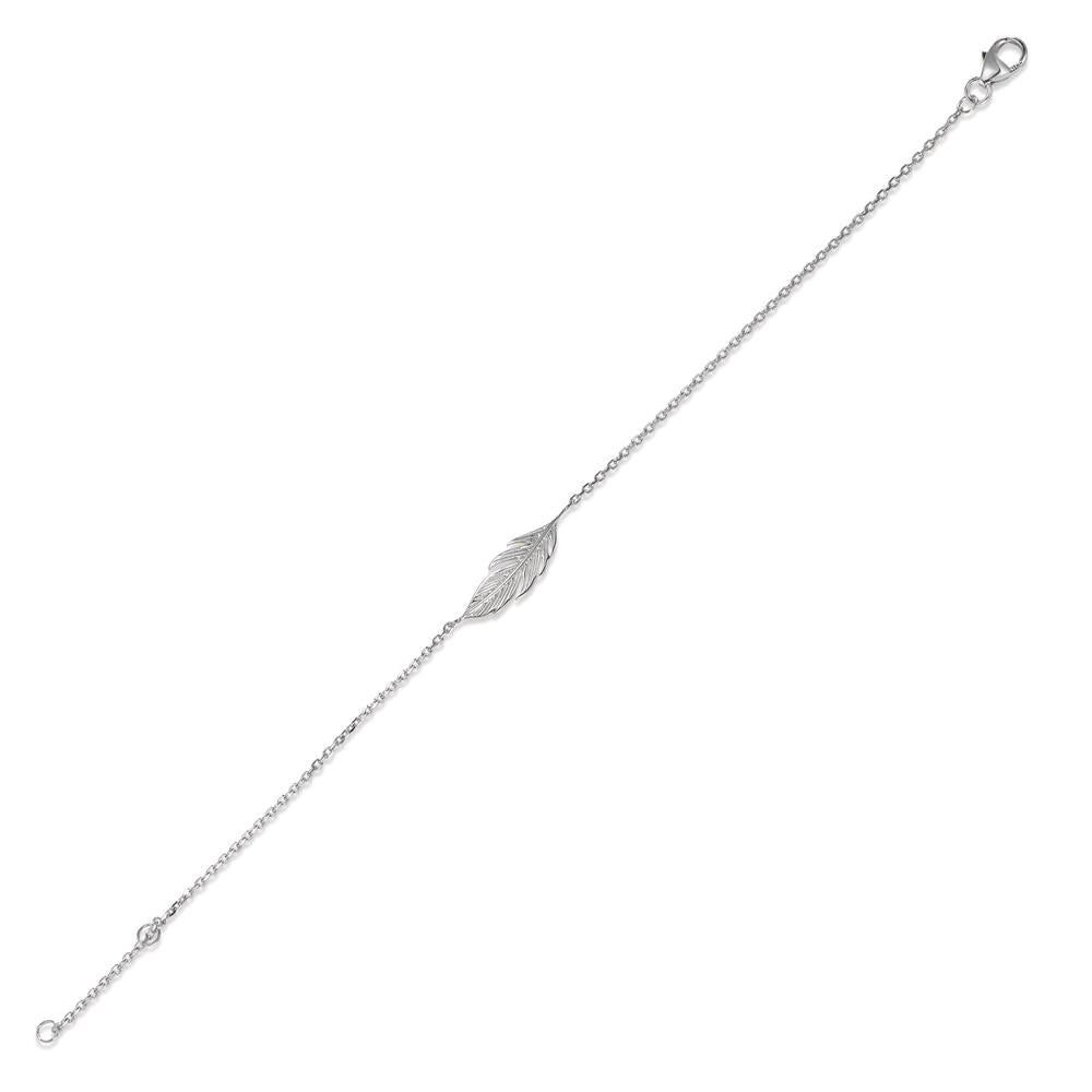 Armband mit Feder aus echtem Silber