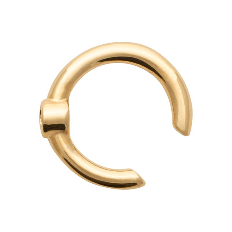Ear Cuff mit Zirkonia vergoldet