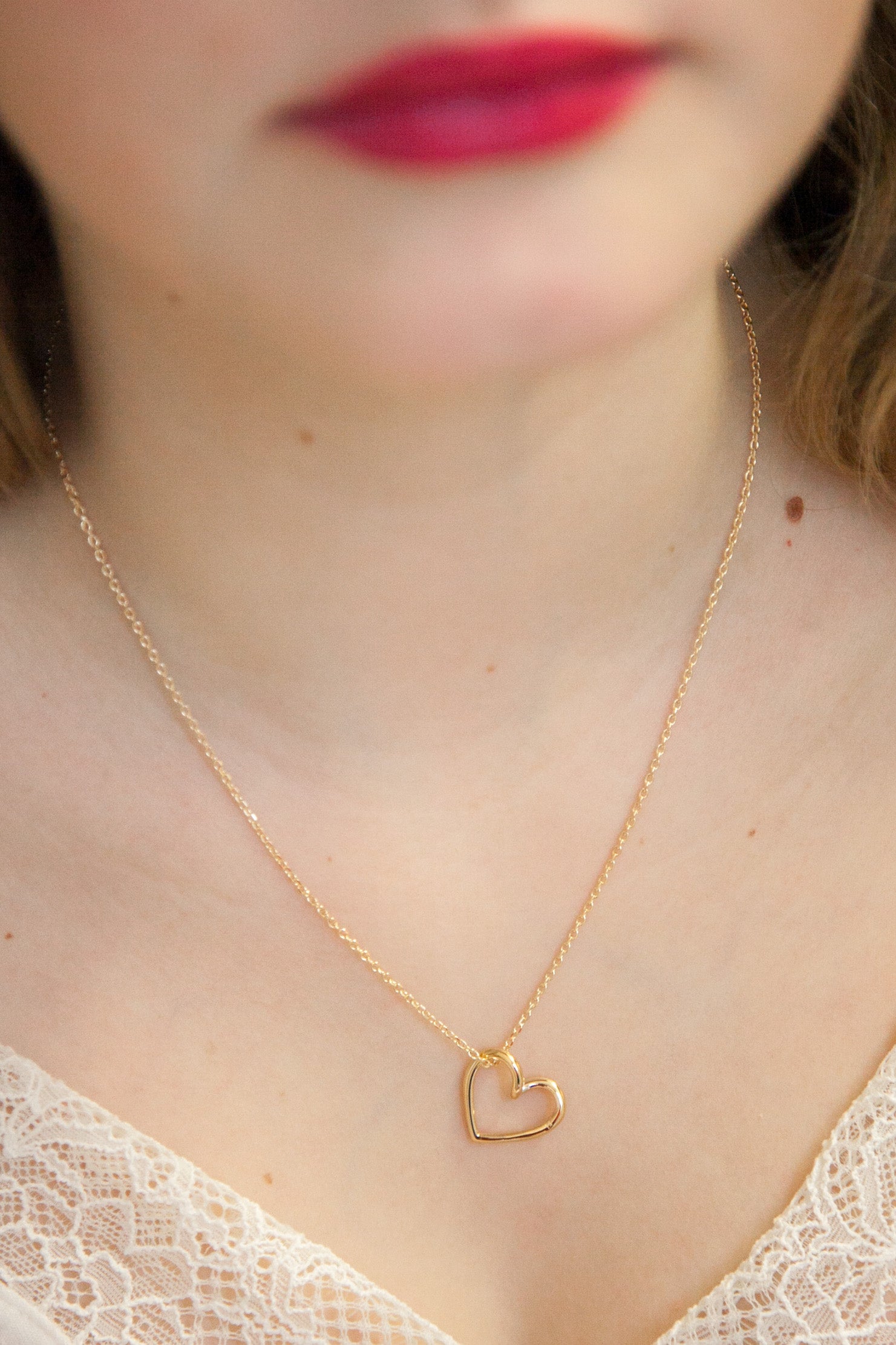 Vergoldete Herzkette – Zeitloses Design für jeden Anlass