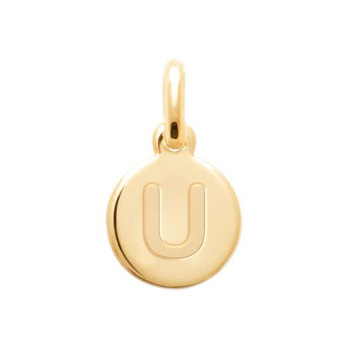 Halskette mit Buchstaben 16 Karat Vergoldet