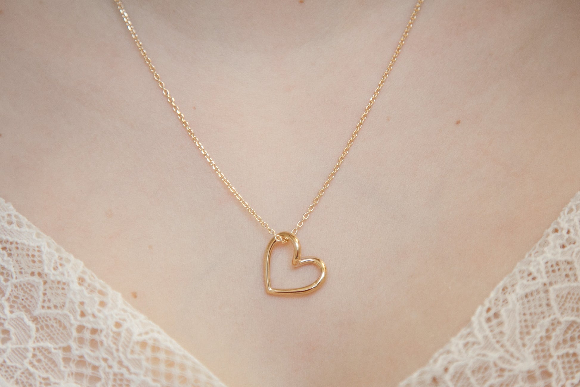 Vergoldete Herzkette – Zeitloses Design für jeden Anlass