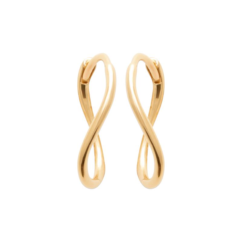 Infinity Creolen – Vergoldet | Symbol für Ewigkeit & Eleganz