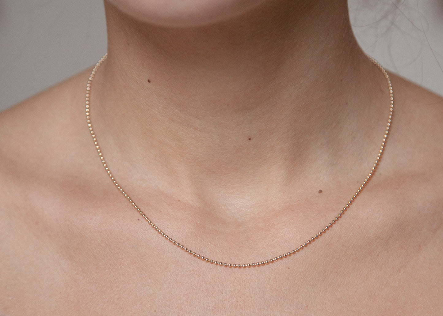 Kugelkette - 16Karat vergoldet