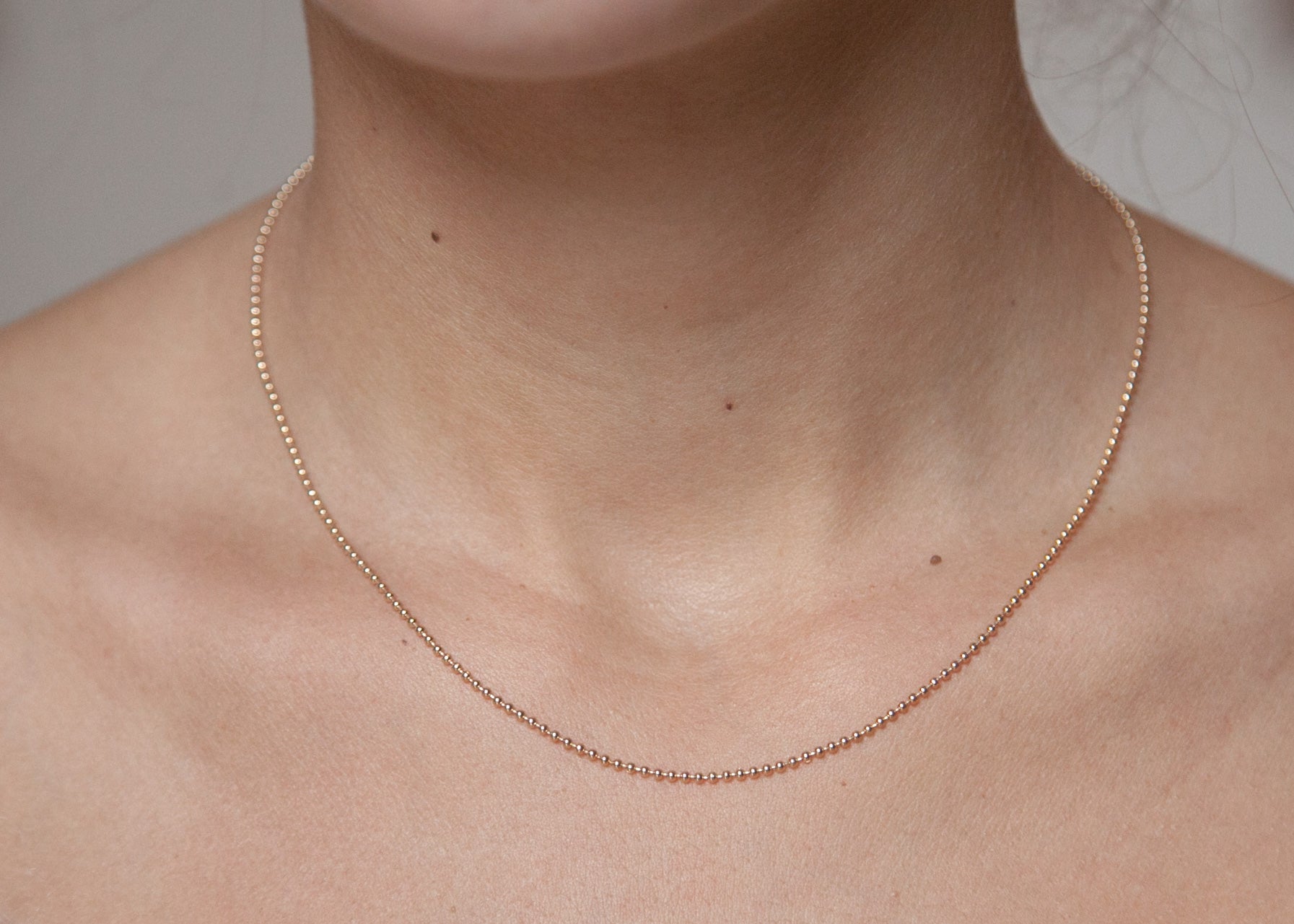 Kugelkette - 16Karat vergoldet