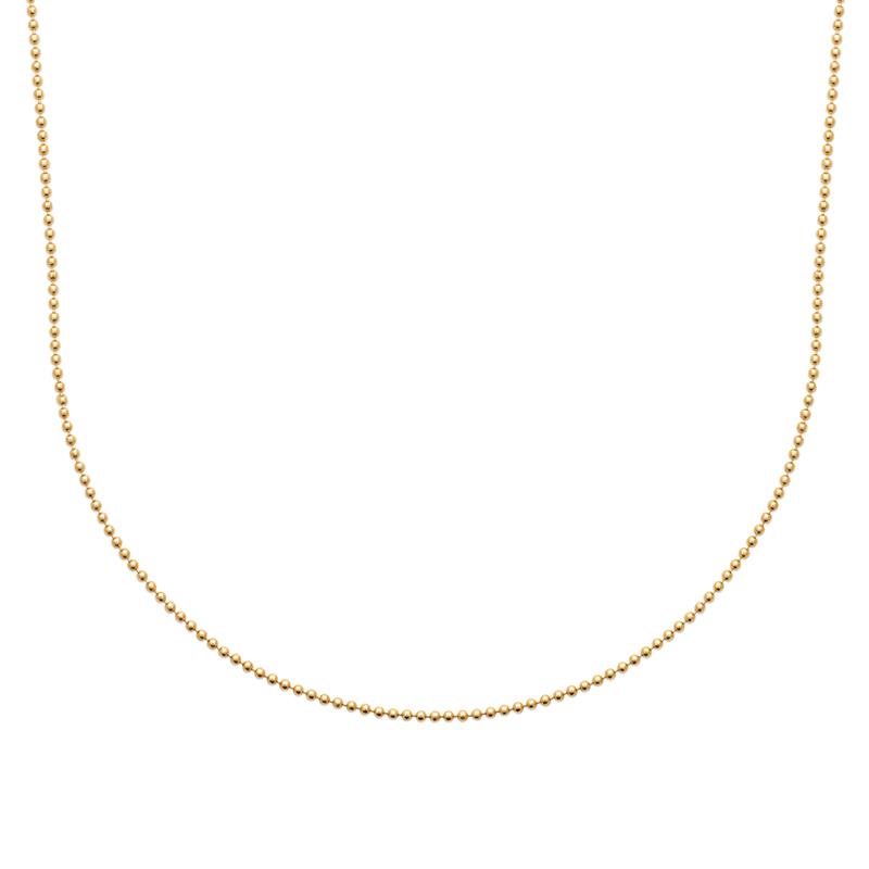 Kugelkette - 16Karat vergoldet
