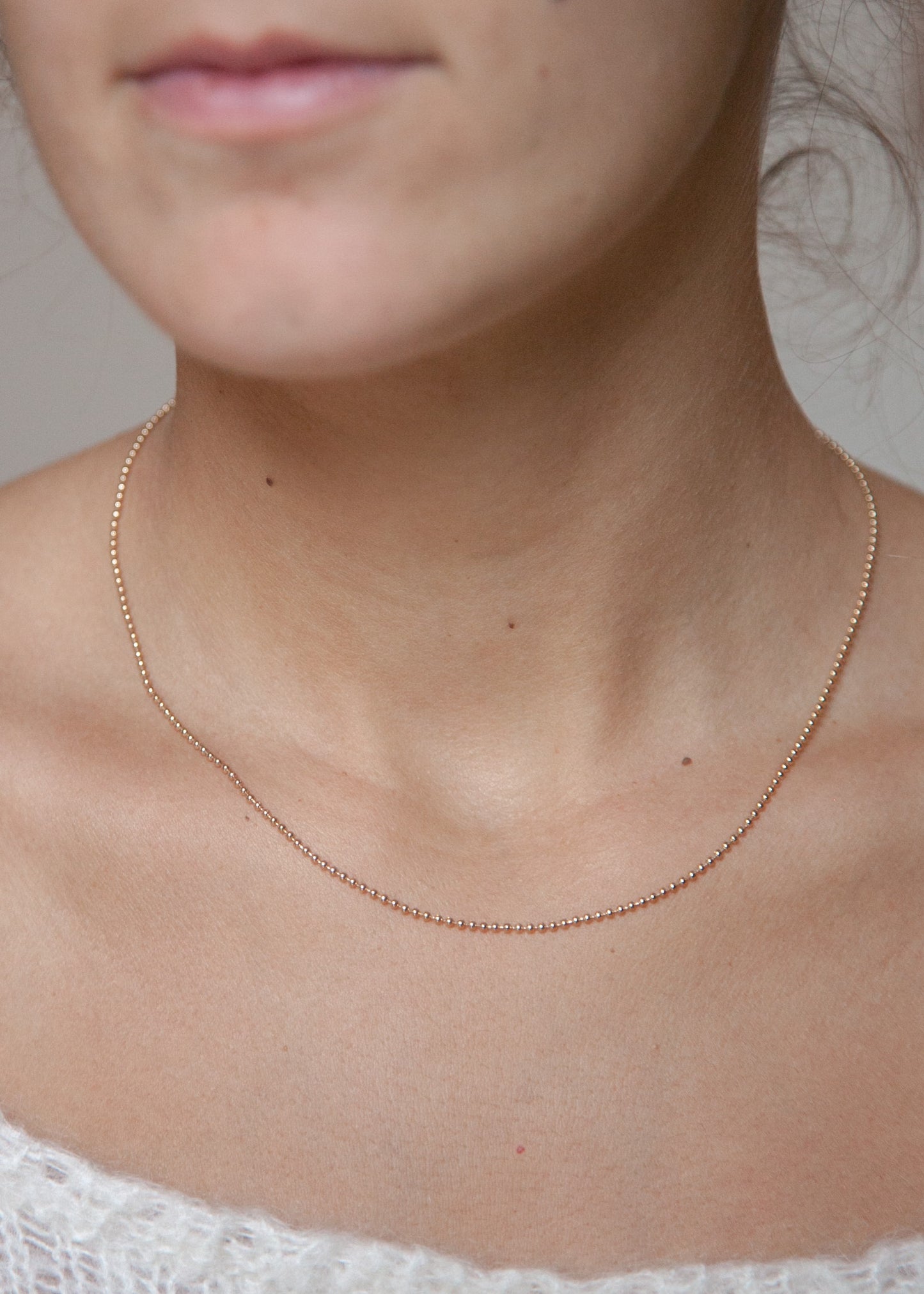 Kugelkette - 16Karat vergoldet