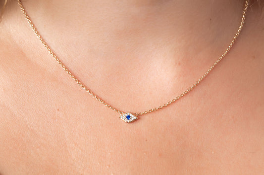 Nazar Kette Vergoldet - Evil Eye Kette für Damen