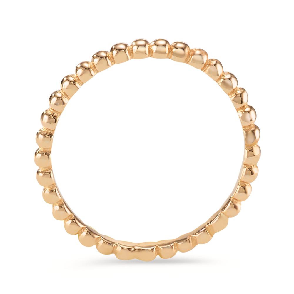 Perlenring Gelbgold vergoldet, Beisteckring