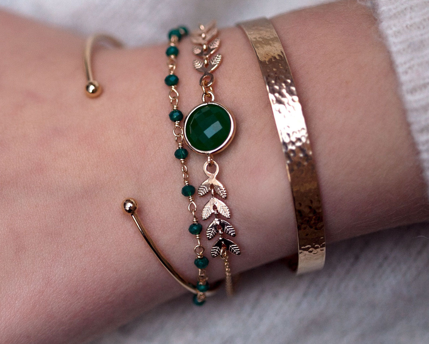 Armband Set 16K Vergoldet
