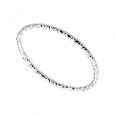 Stapelring, Minimalistischer Ring gehämmert aus Silber