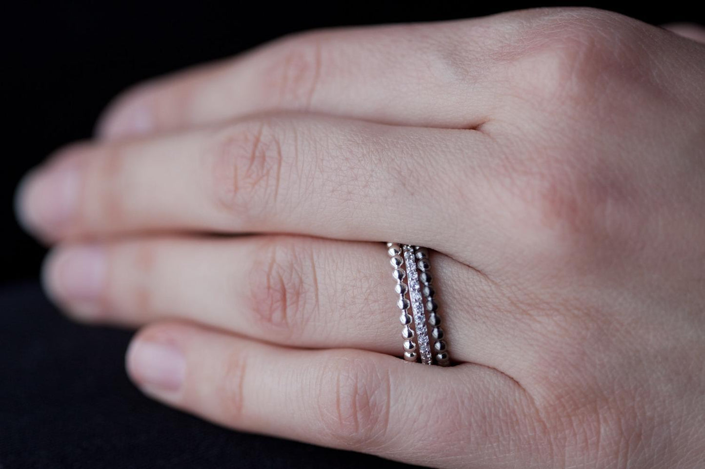 Kugelring Silber