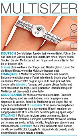 Ringweite Ermitteln, Ringmassband, Multisizer Ringmaß Umfang