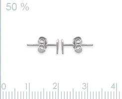 Ohrstecker mit Herz aus Silber - Herzohrringe für Damen