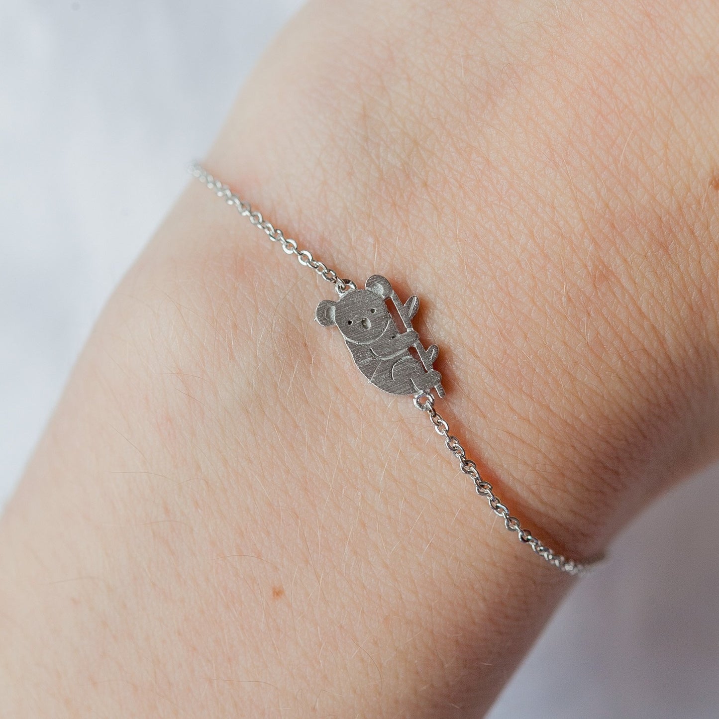 Armband Koala versilbert