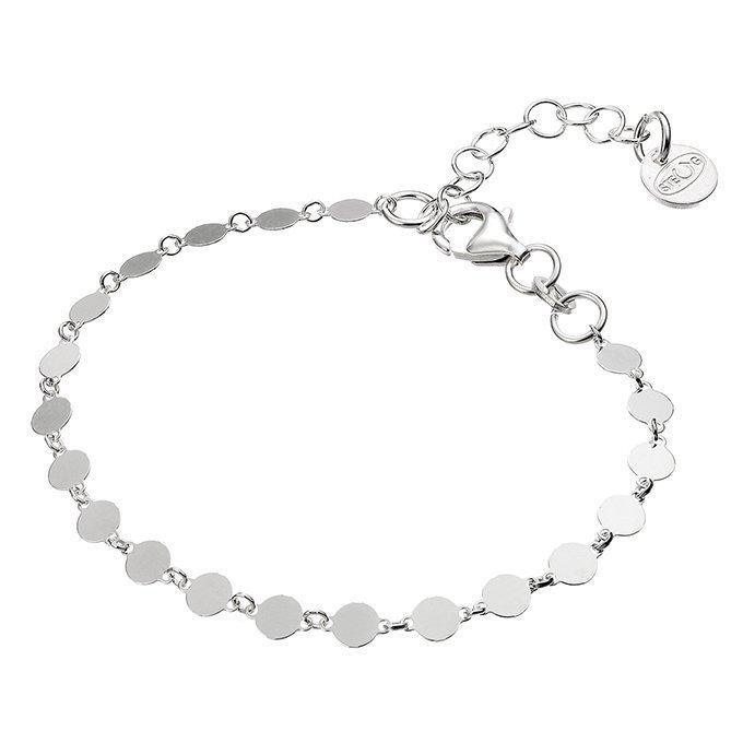 Armband Plättchen Münzen Boho aus Silber