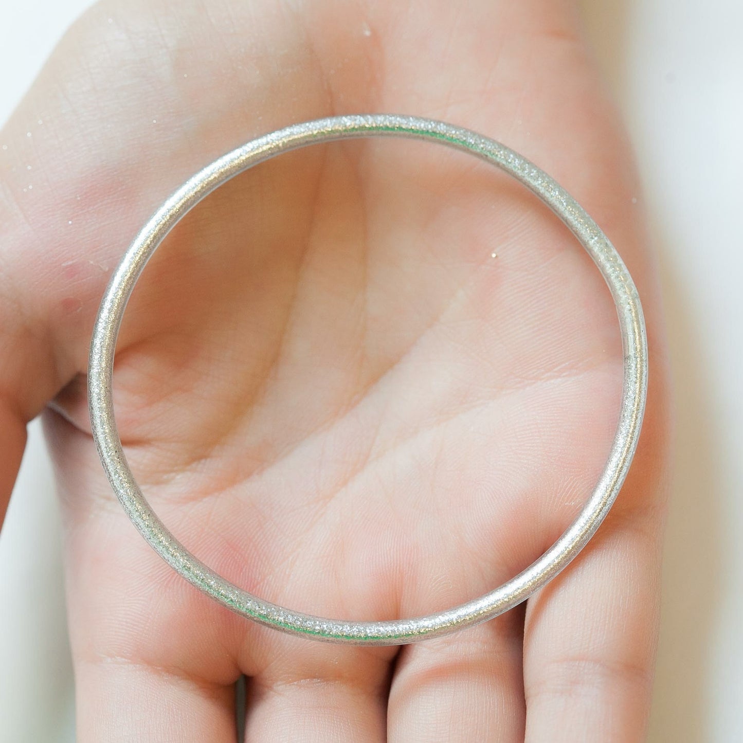 Buddhistisches Armband silber