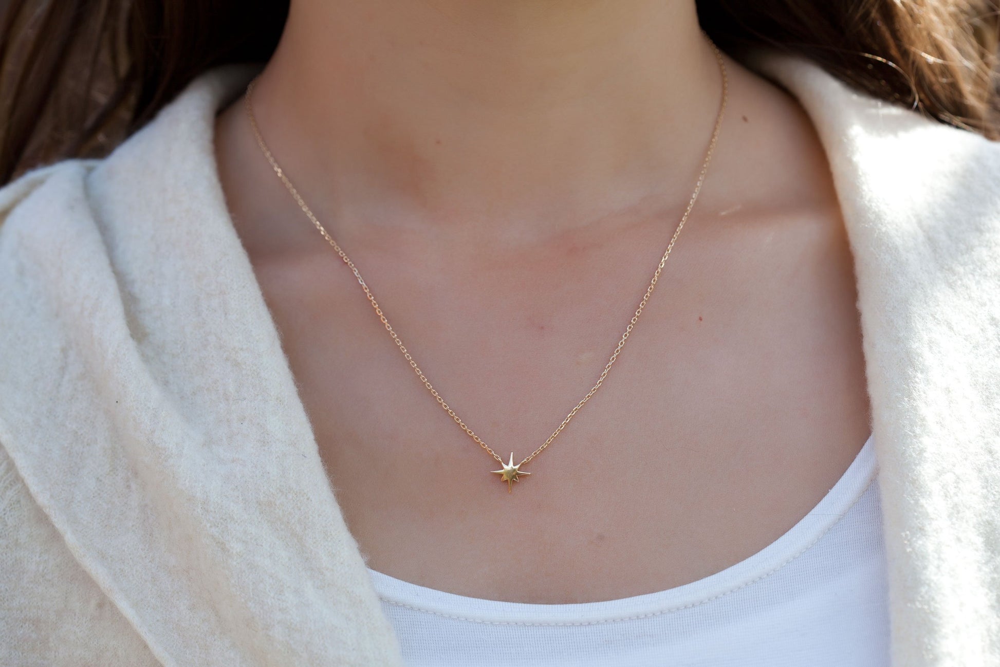 Kette Nordstern | 16Karat vergoldet