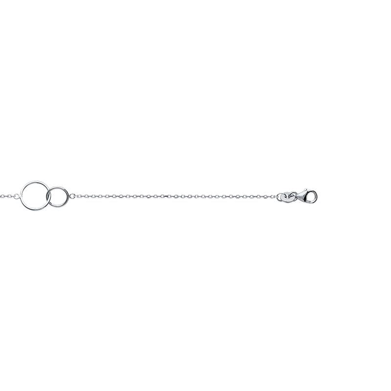 Armband mit verschlungenen Ringen 925er Silber