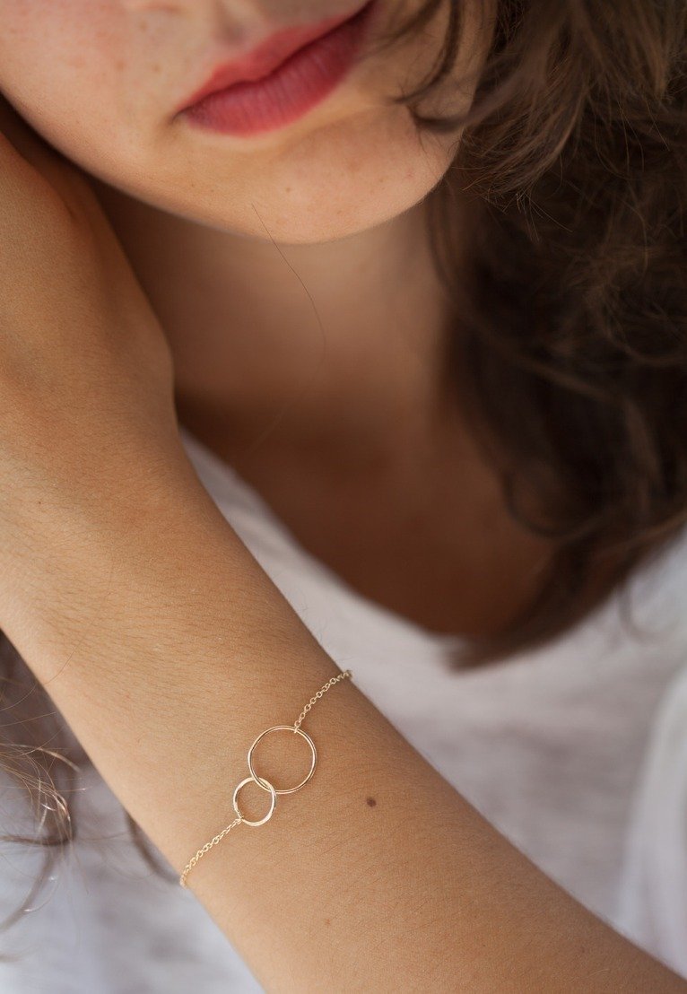 Armband mit Ringen | 16Karat vergoldet