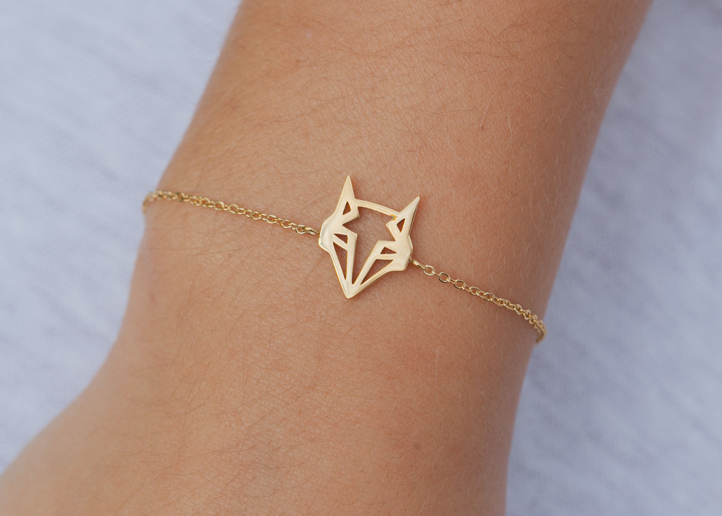 Origami-Armband mit Fuchs aus Edelstahl – Zeitlose Eleganz und symbolische Bedeutung