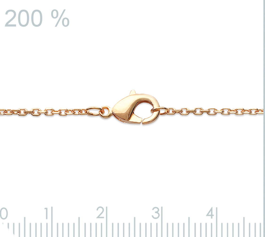 Armband mit Dreieck - 18K vergoldet