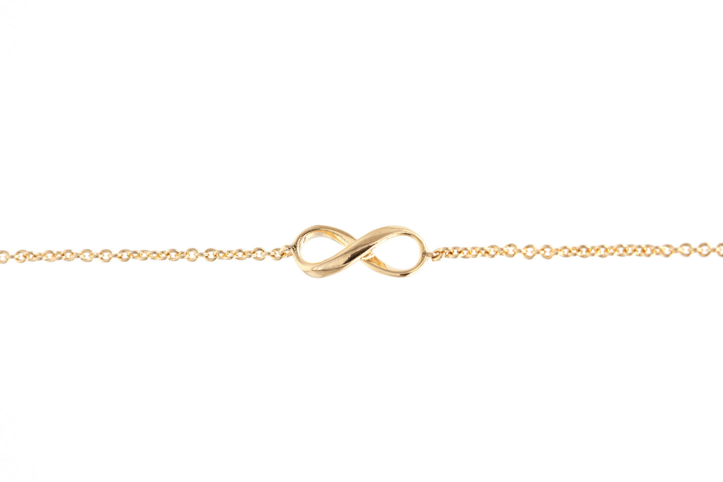 Unendlich-Armband vergoldet - Infinity Armband