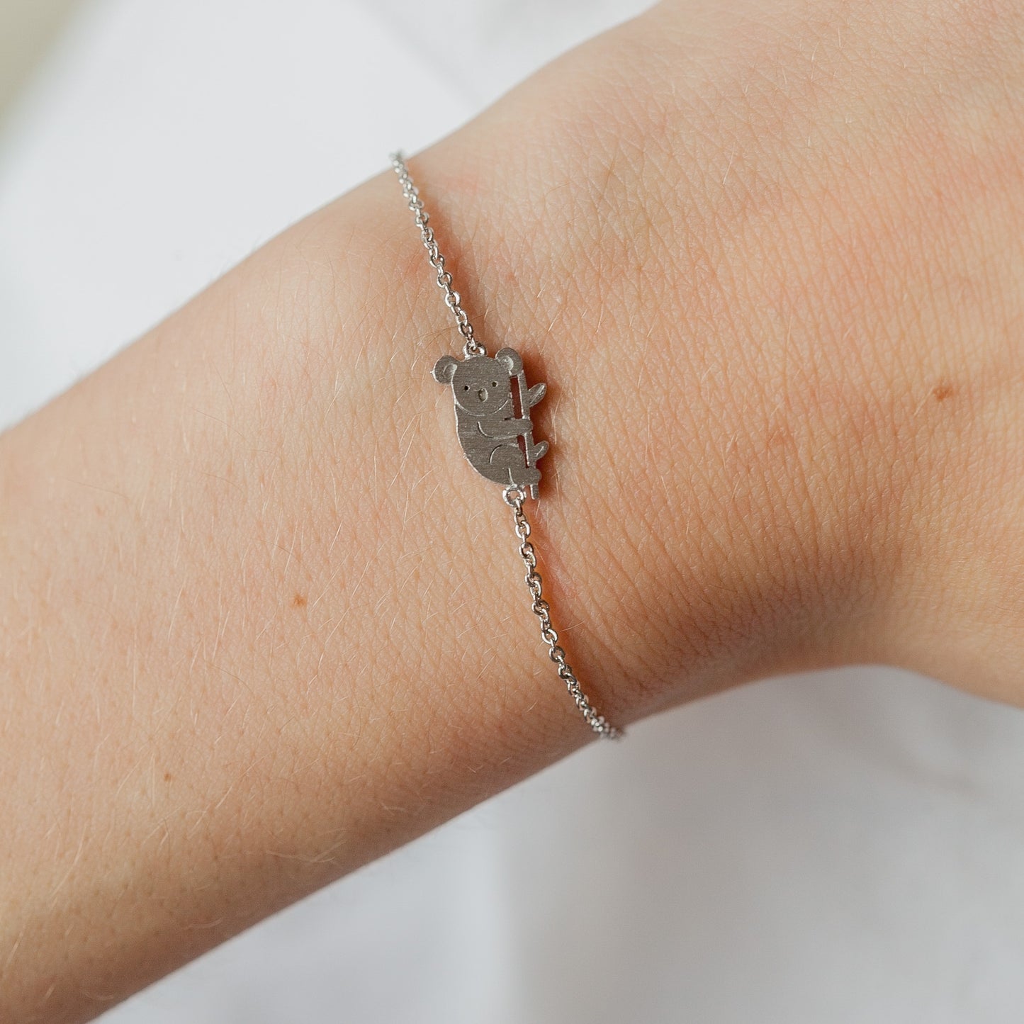 Armband Koala versilbert