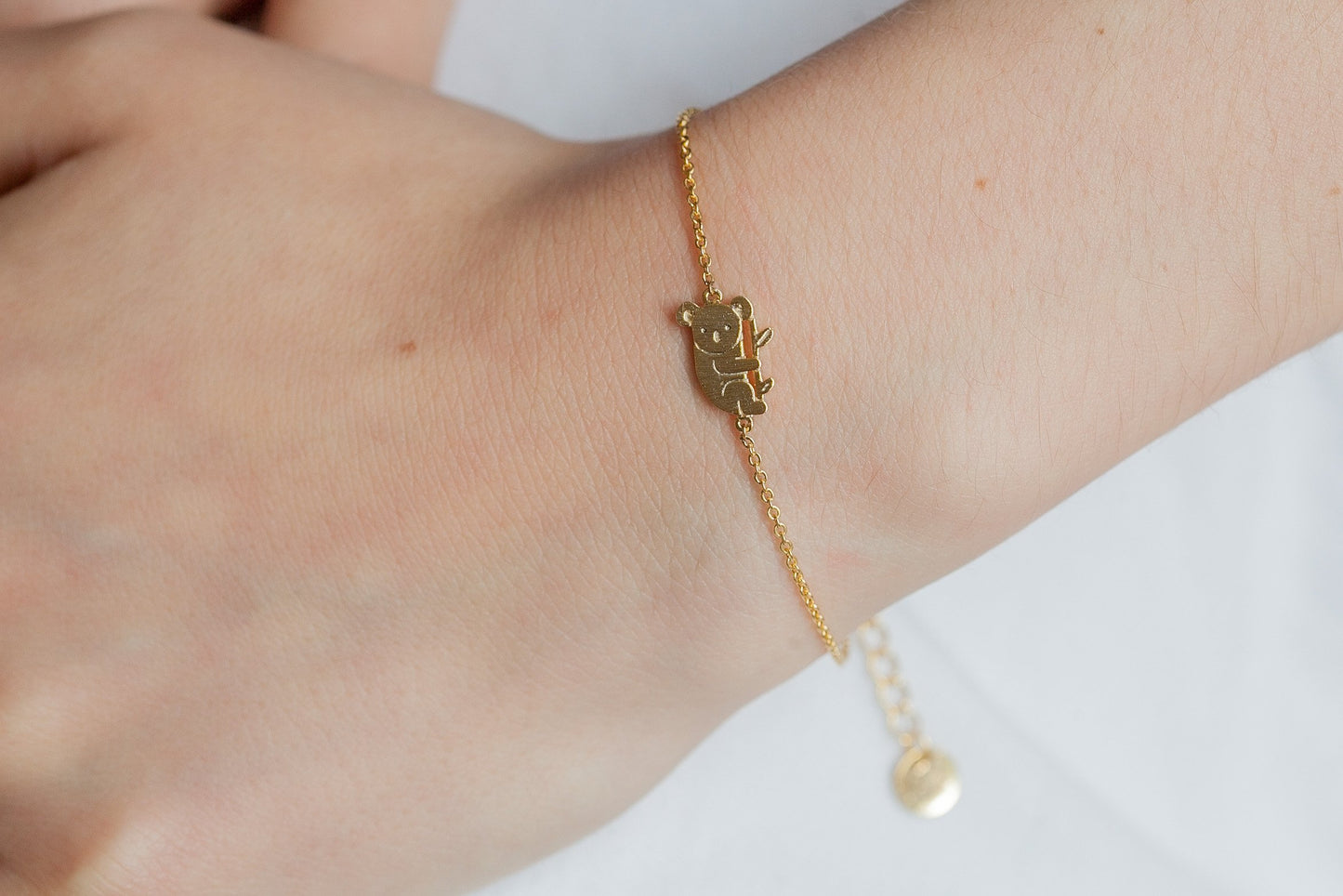 Armband Koala goldfarben