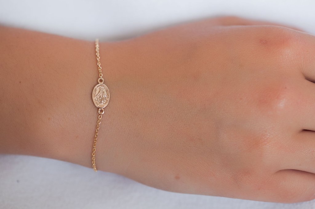 Armband "Heilige Maria" - 16K vergoldet