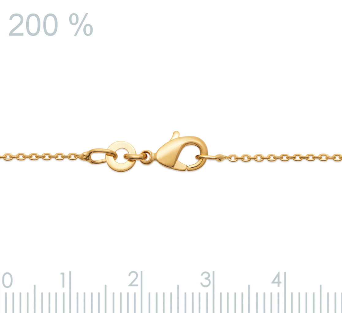 Armband mit Feder vergoldet