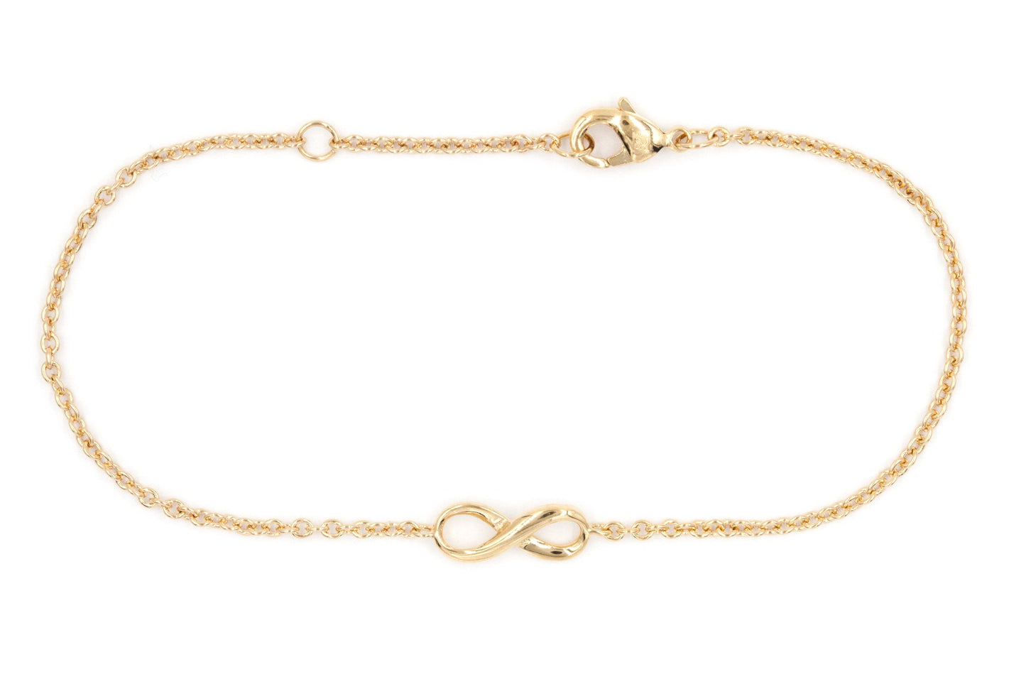 Unendlich-Armband vergoldet - Infinity Armband