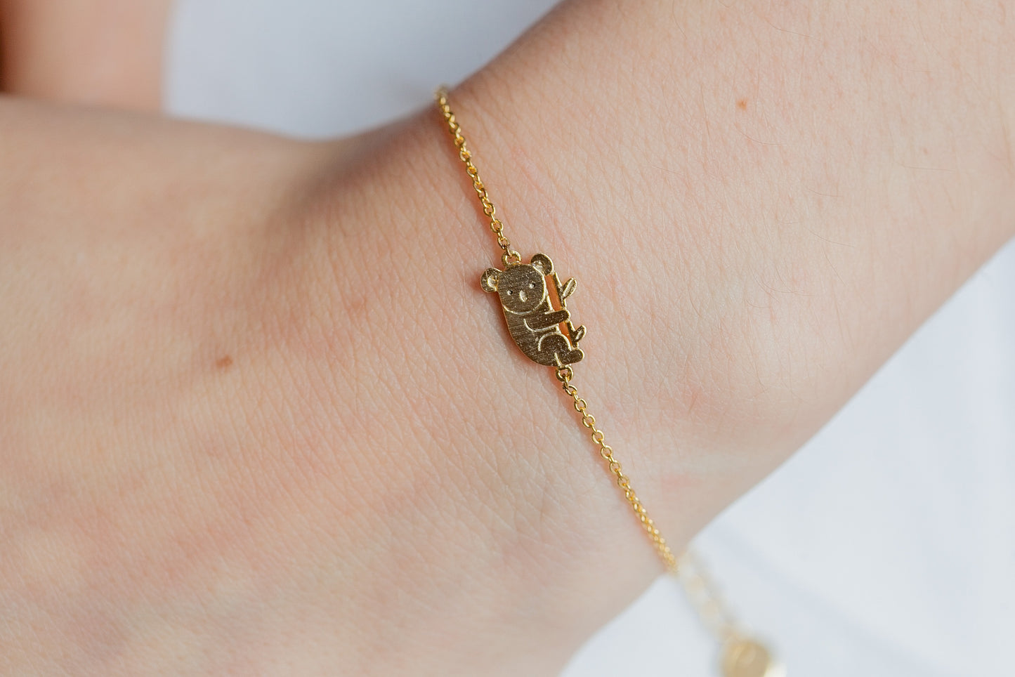Armband Koala goldfarben