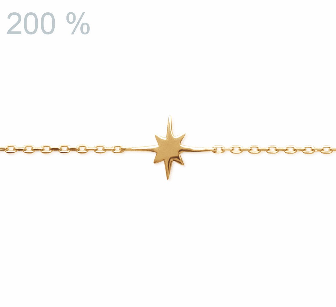 Armband Nordstern | 16Karat vergoldet