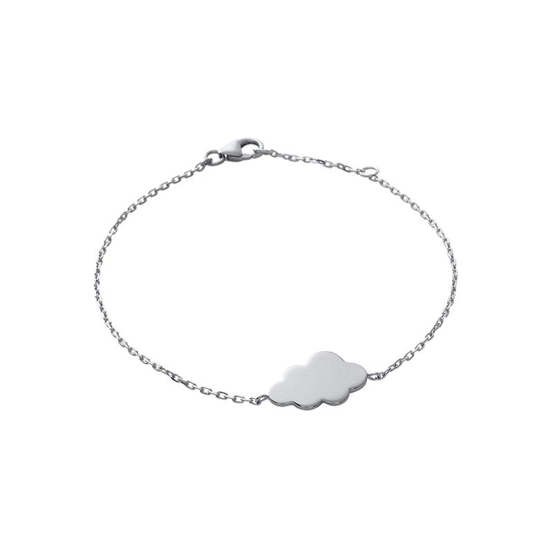Armband mit Wolke aus Silber