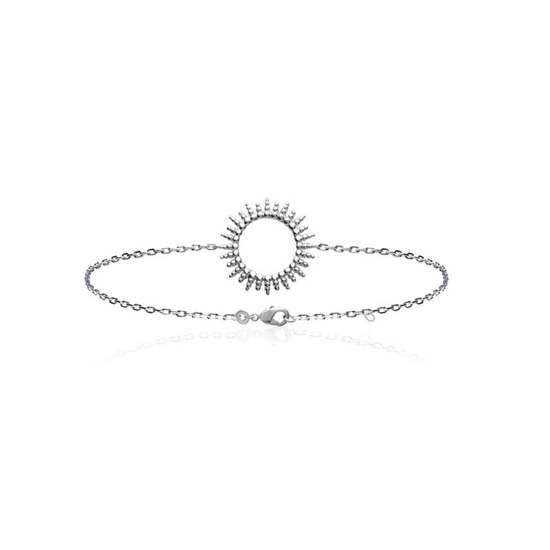 Armband mit Sonnensymbol aus Silber