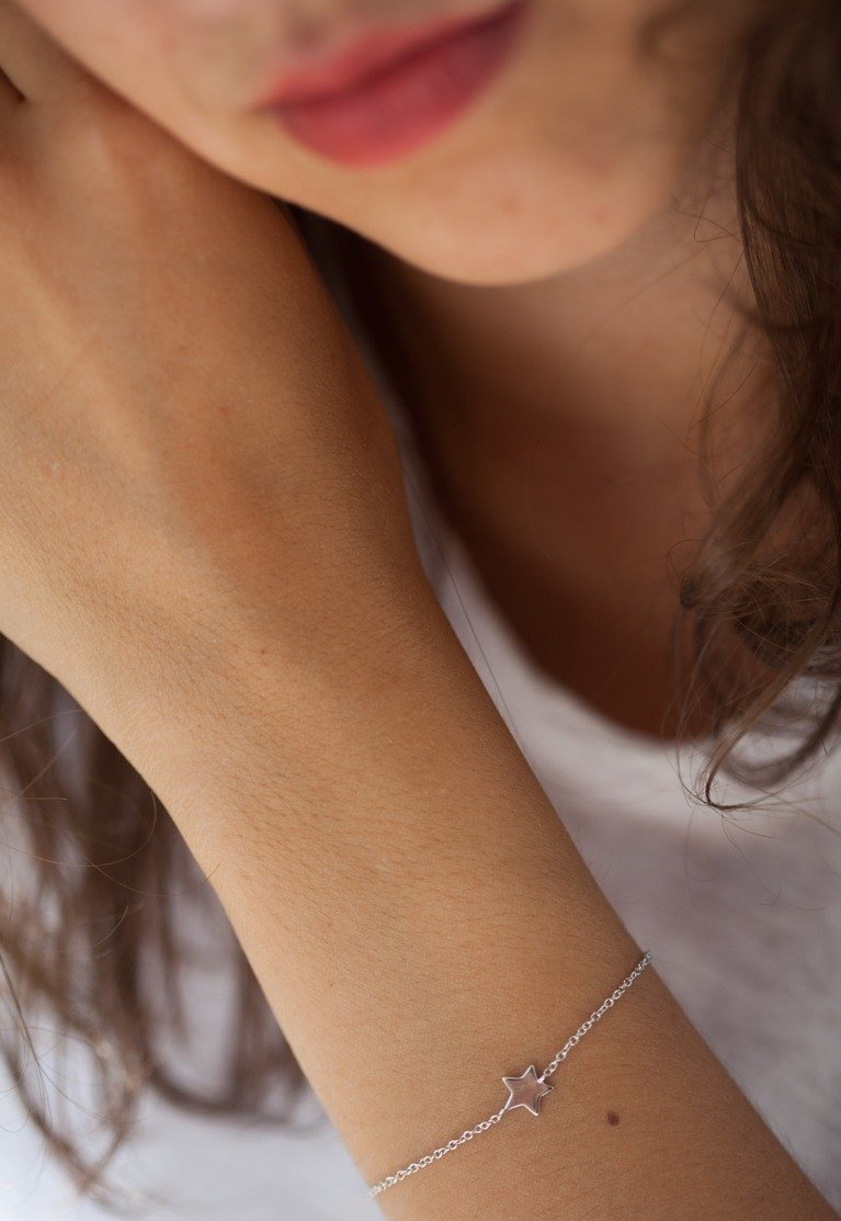 Armband mit stern aus Silber