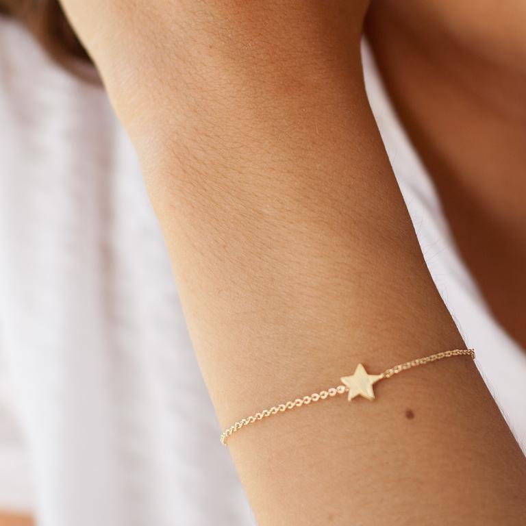 Armband mit stern vergoldet