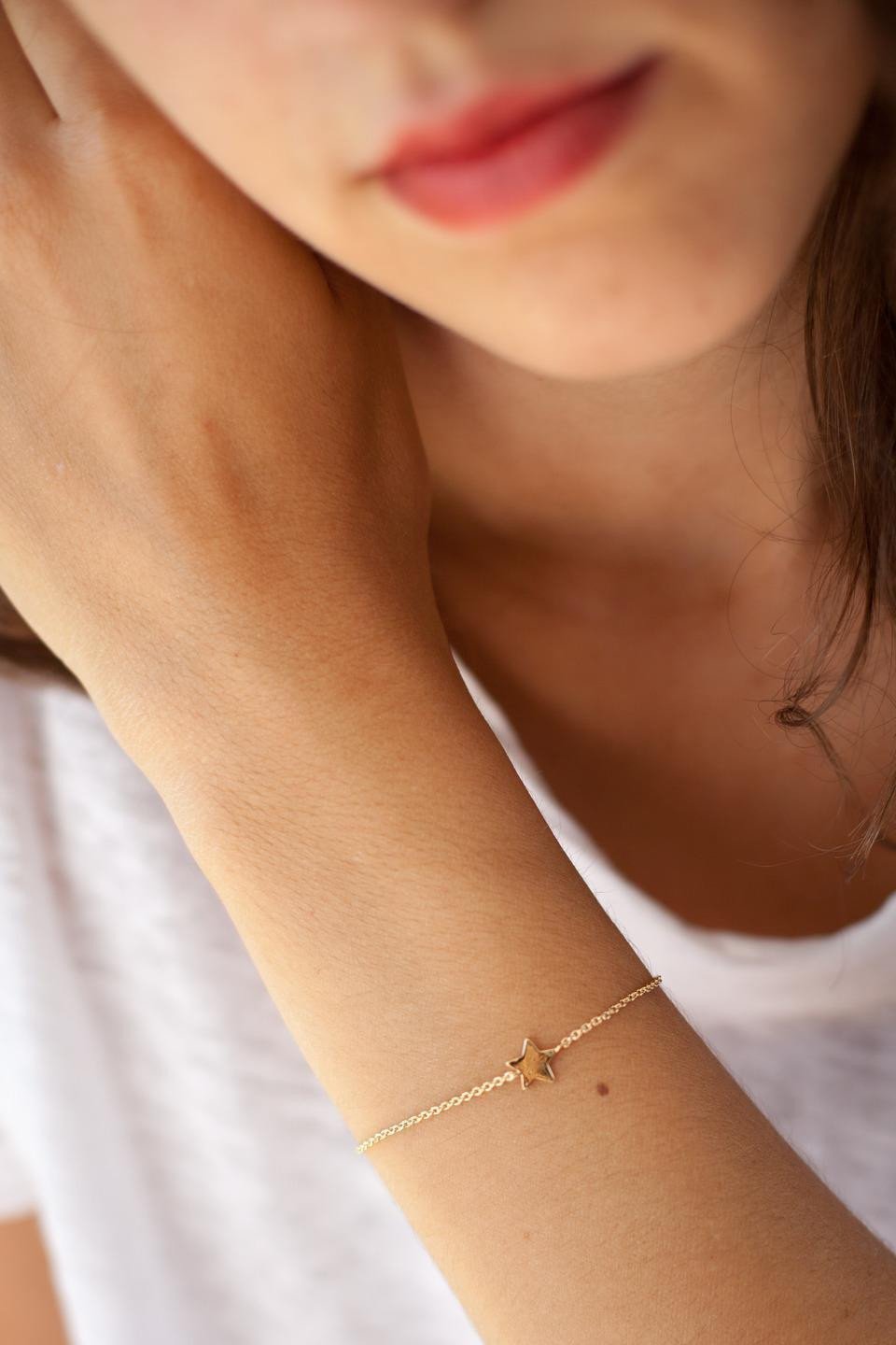 Armband mit Stern gold