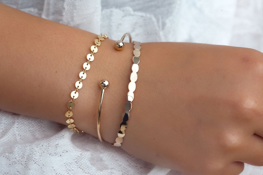 Armreif | 16Karat vergoldet