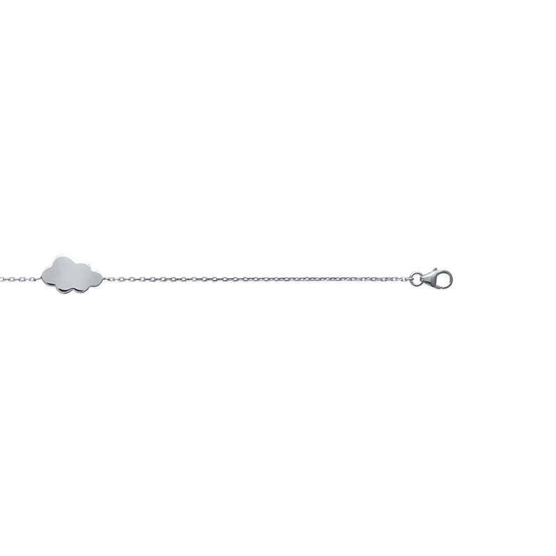 Armband mit Wolke aus Silber