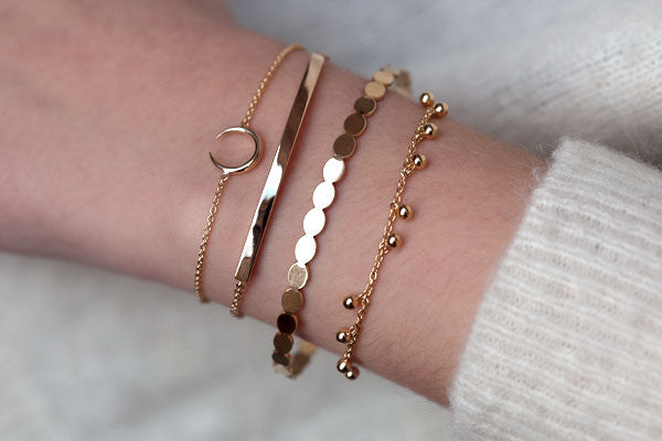 filigranes Geometrie - Armband | 16Karat vergoldet